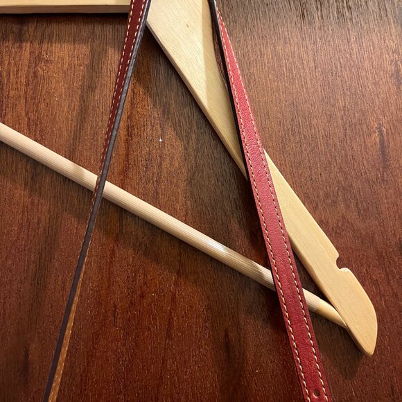 Dooney & Bourke *rare red leather* Florentine Micro Satchel - Picture 4 of 8